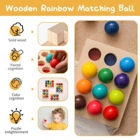 Wooden Montessori Cognitive Sorting Board