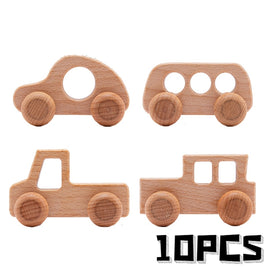 10pcs Baby Wooden Blocks